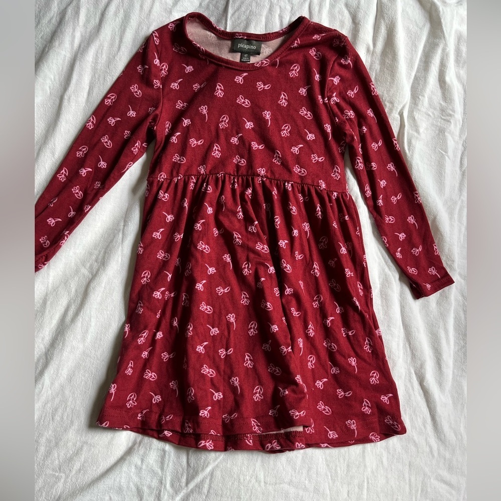 2 Pack Picapino Lightweight Casual Dresses 4T - Picture 6 of 6
